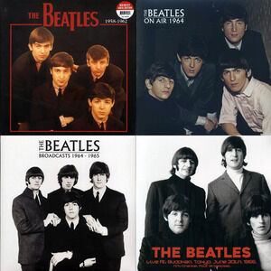 The Beatles Vinyl Lot of 4 Live & Broadcast Albums 1958–1966 Rare Collection